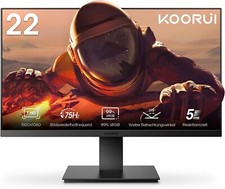 KOORUI Écran PC gaming 22 Pouces Full HD (1920 x 1080), VA, 75Hz, 5ms