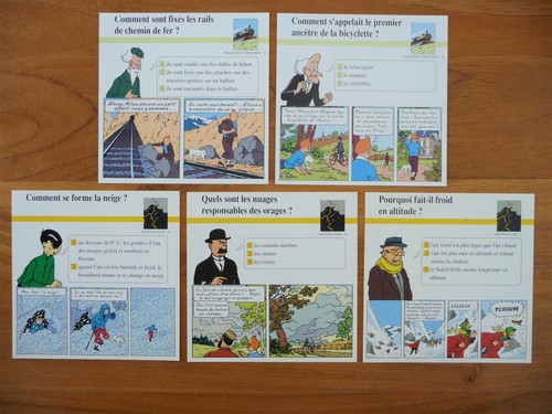 Fiches tintin série n - 5, n°6