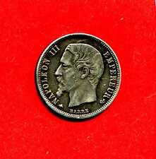 (F.28) DEMI-FRANC NAPOLEON III 1859 BB (STRASBOURG)  (TTB+ / SUP) ASSEZ RARE.