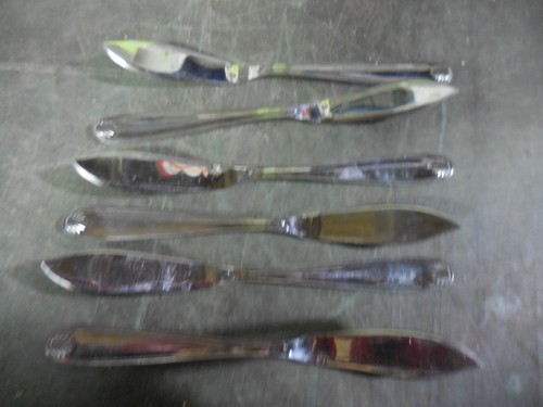 Couteaux poissons inox - 6,
