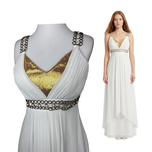 Maxi robe blanche vintage - , de