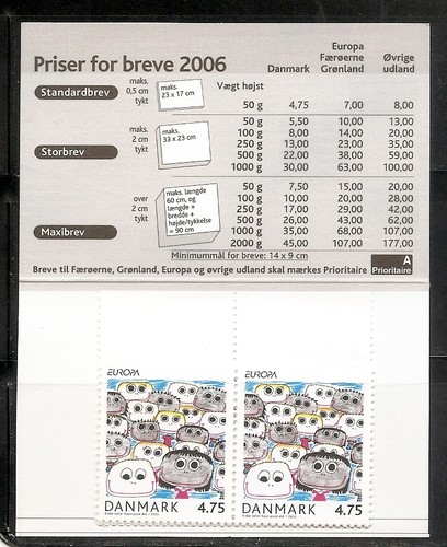 Denmark 1361 europa 2006 - sc, #
