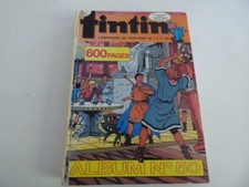ALBUM BD - TINTIN - ALBUM  N° 50 de 1985 regroupe les n°10 à 19 - 40 ème ANNEE