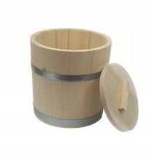 Seau bois 5L avec couvercle