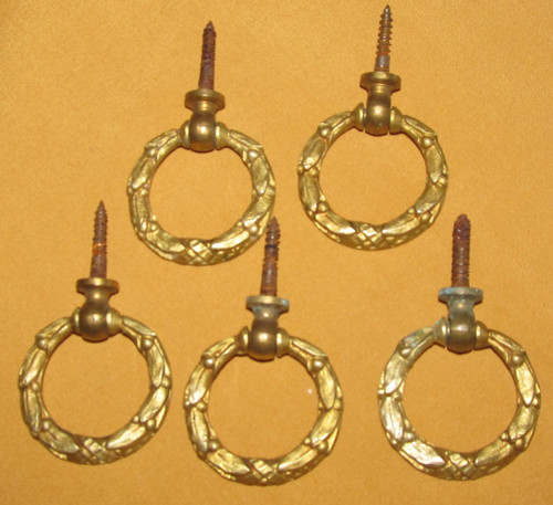 Lot embrasses bronze laiton - 5,