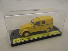 VOITURE 1/43 CITROEN 2CV AZU LA POSTE 1965 - HACHETTE N°65 (vendeur pro)