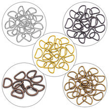 Non Soudé Métal Anneaux D Attaches pour Sangles Sac Chien Colliers Qualité