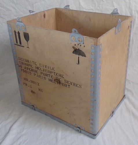 Caisse bois sécurité - caisse, en