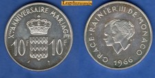 Monaco francs 1966 xe - monaco,