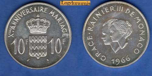 Monaco francs 1966 xe - 1966,