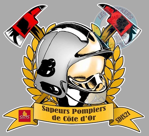 Sticker sapeurs pompiers - sticker,