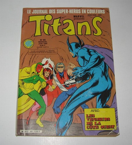 Titans tbe 1986 marvel - titans, n°