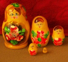 Handpainted  RUSSIAN NESTING