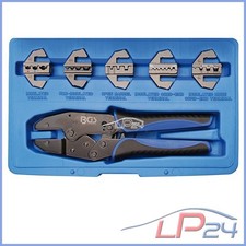 BGS PINCE À SERTIR AVEC 5 MÂCHOIRES PINCE À COSSE DE CÂBLE PINCE À SERTIR 6 PIÈC