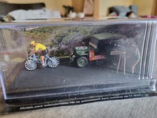 ALTAYA 1/43 LA ROUTE BLEUE  la jeep willys MB,la course cycliste  en boite