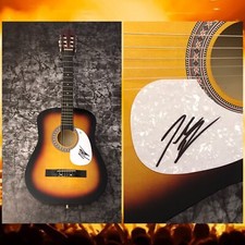 GFA Prochain Chose Vous Know Jordan Davis Signé Acoustique Guitare COA