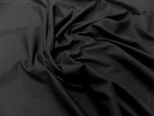 Gabardine coton lycra noire en