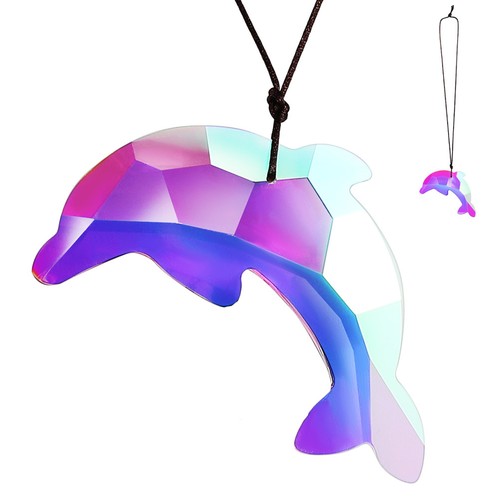 Pendentif dauphin rétroviseur - pendentif,