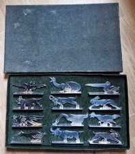 12 Porte-couteaux Animaux
