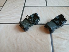 DINKY TOYS LOT DE 2 JEEP 80B MECCANO MADE IN FRANCE 1/43
