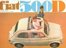 Catalogue Brochure Fiat 500 D / Jardinière 1961 France (réseau SIMCA)