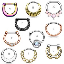 Piercing de Nez Septum Bague
