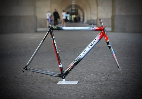 Colnago oval titanio art decor - titanio,