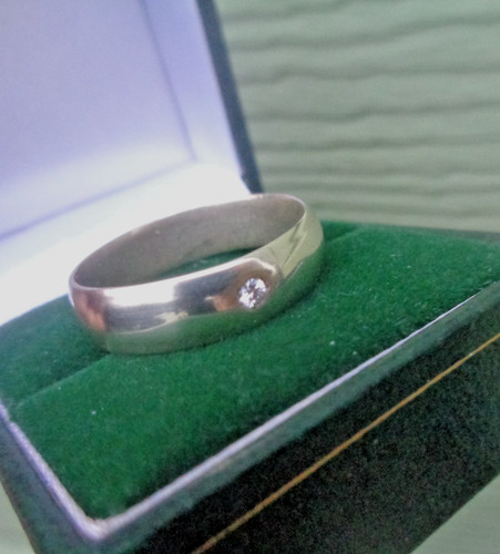 Blanc mariage bague 9ct - mariage,
