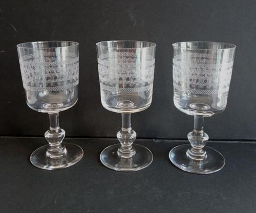 Anciens verres vin - anciens, à