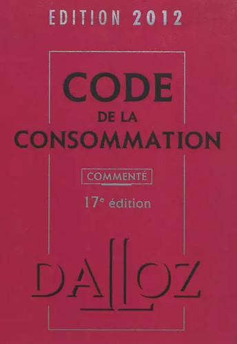 Code consommation 2012 - consommation,