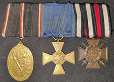 WW1 Médaille Allemande croix d'honneur, Croix de service et Kyffhauser