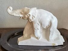 craquelé art déco éléphant