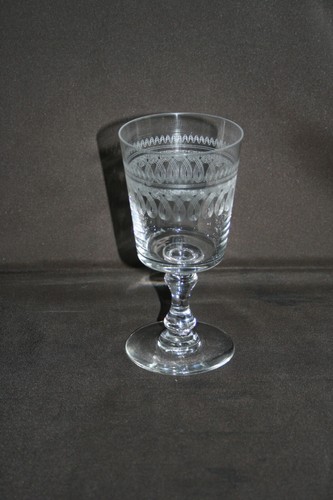 Verre table ancien - verre, à