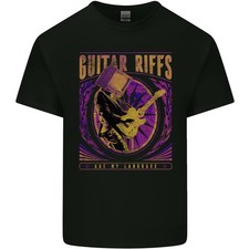 Guitar Riffs Sont Mon Langage T-Shirt En Coton Léger Pour Guitariste