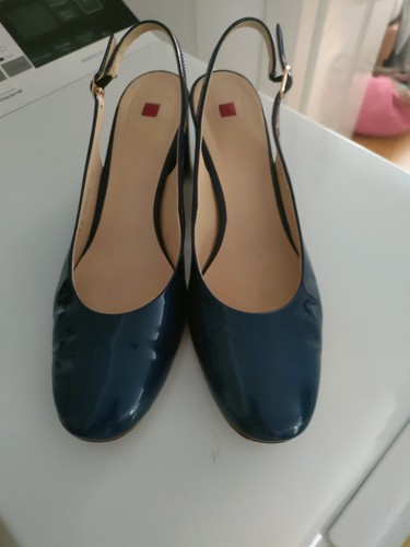Escarpins slingback bleu - bleu, 40