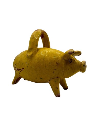 Tirelire cochon émaillé - cochon,