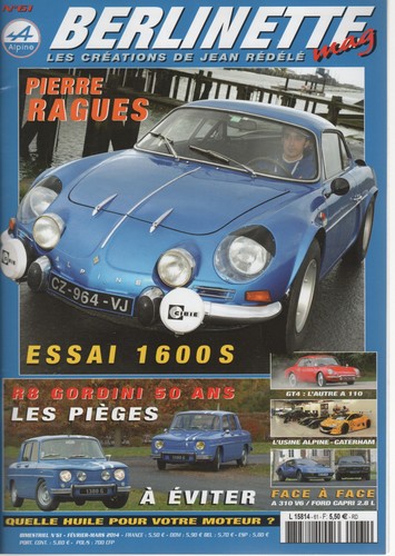 Berlinette mag alpine a310 - berlinette, 61