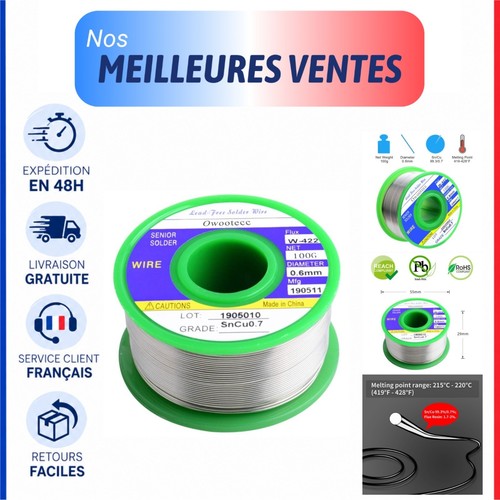 Fil souder mm - mm, sans
