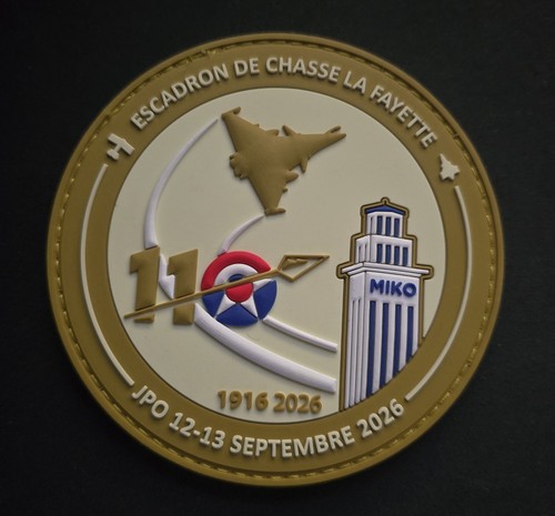 Patch rafale pvc - escadron, de