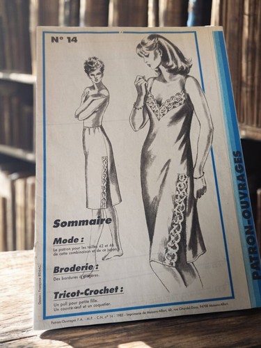 Patron couture vintage 1985
