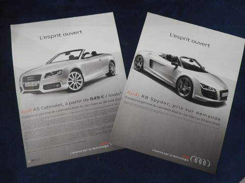 Publicité automobile audi - publicité, r8