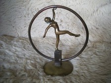 Ancien Bronze Sculpture  Femme  danceuse nue   Art Deco 1920 1930