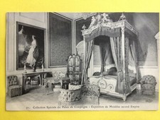 cpa France PALAIS de COMPIÈGNE Palace MEUBLES Second Empire Lit à Baldaquin