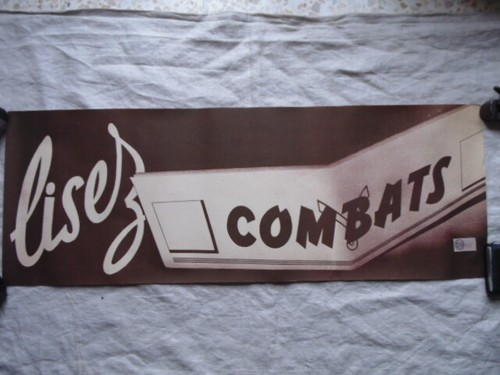 Affichette milice lisez - affichette,