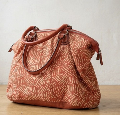 Sac minelli coton cuir - coton, et