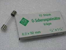 boîte de 10 fusibles temporisés 6.3x32 0.8A 800mA T32T
