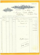 REIMS (51) TISSUS pour HAUTE COUTURE / MODE "Edmond OLIVIER" 1914