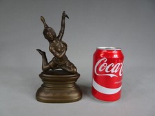 ancien bouddha déesse indienne en bronze indian deity goddess statue