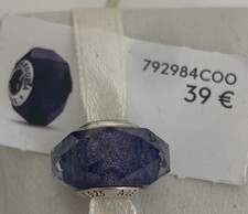 Charm boule bleu pour bracelet