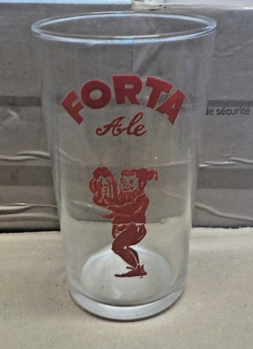 Verre ancien biere brasserie - ,